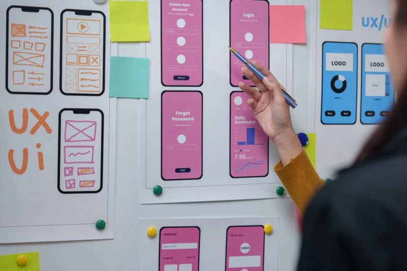 mobile app prototyping and wireframing